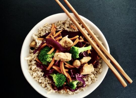 Outrageous Orange Stir Fry Bowl