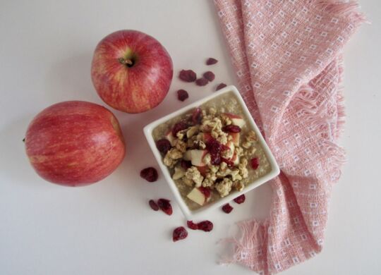 Quinoa, Oatmeal, & Fruit Parfait