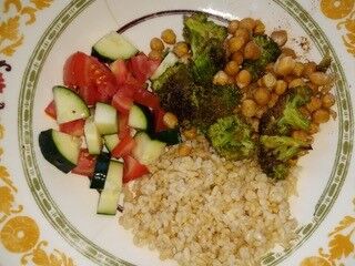 kashmiri chickpea bowl