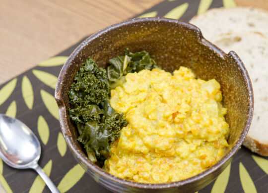 Coconut lentil stew