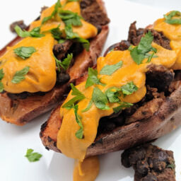 Sweet potato skins