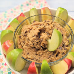 Chocolate chip cookie dough hummus -Amy Webster