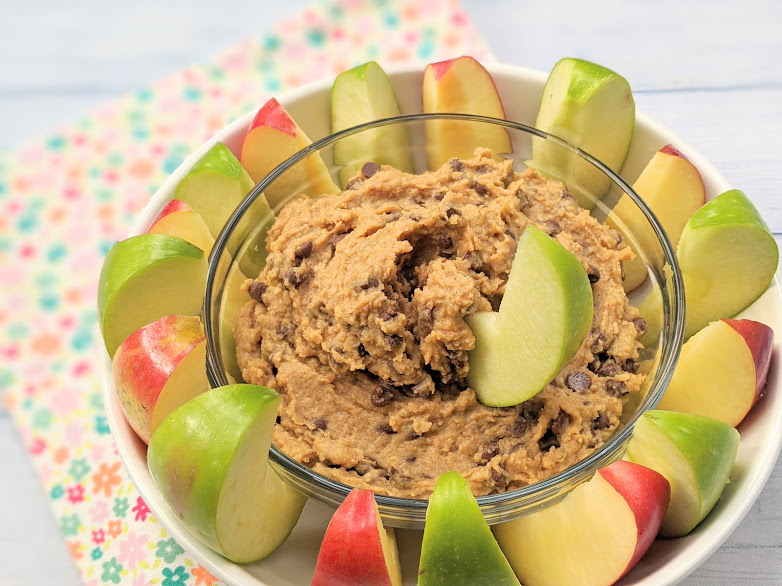 Chocolate chip cookie dough hummus -Amy Webster