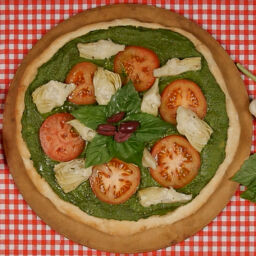 Spinach Artichoke Flatbread