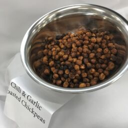 Chili & garlic roasted chickpeas