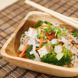 Broccoli tofu stir fry