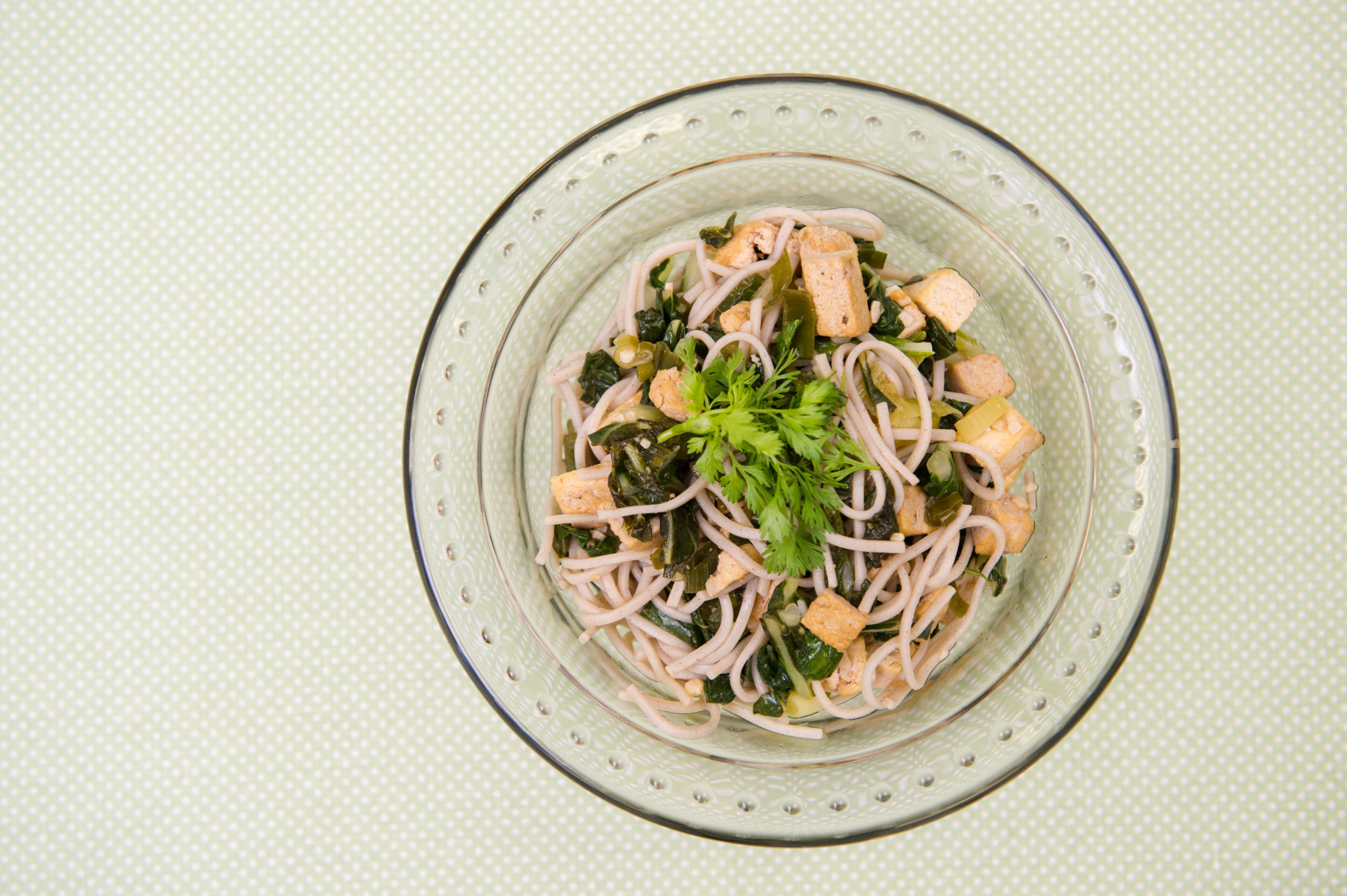 Noodles with Tofu & Bok Choy