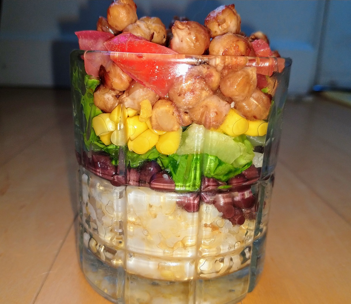 BBQ chopped salad bowl