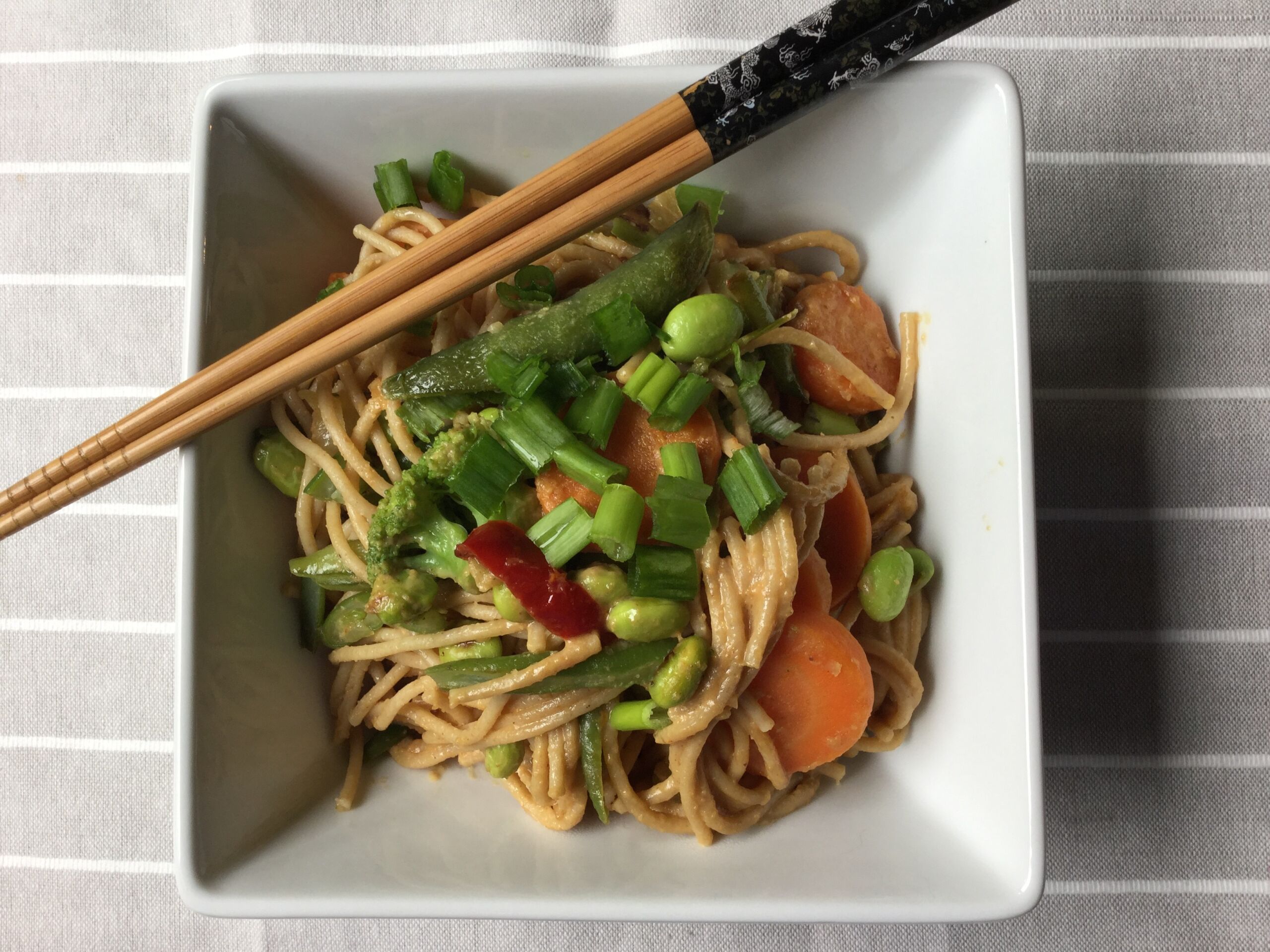 Nutty noodle bowl