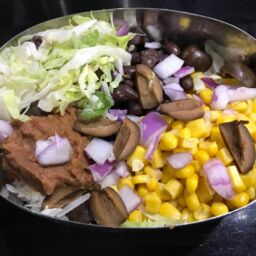 black bean burrito bowl