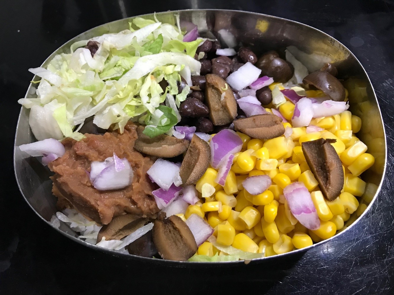 black bean burrito bowl