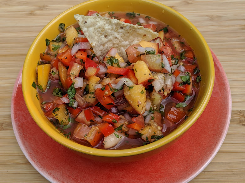 Peach salsa