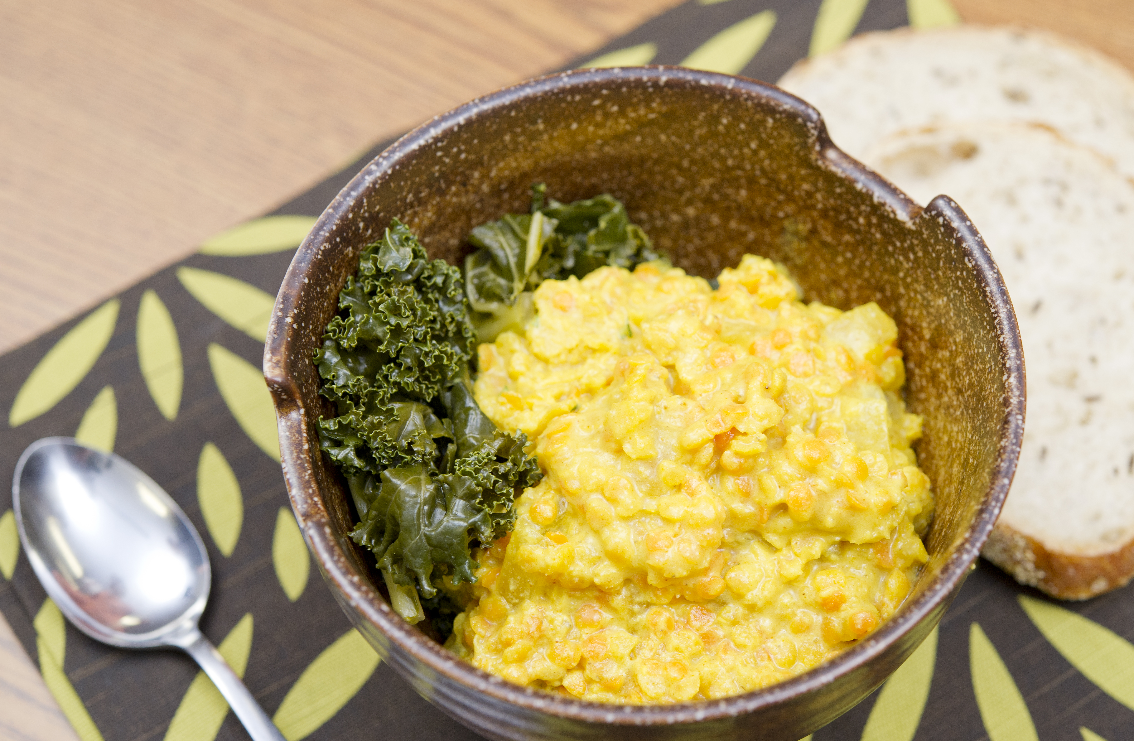 Coconut lentil stew