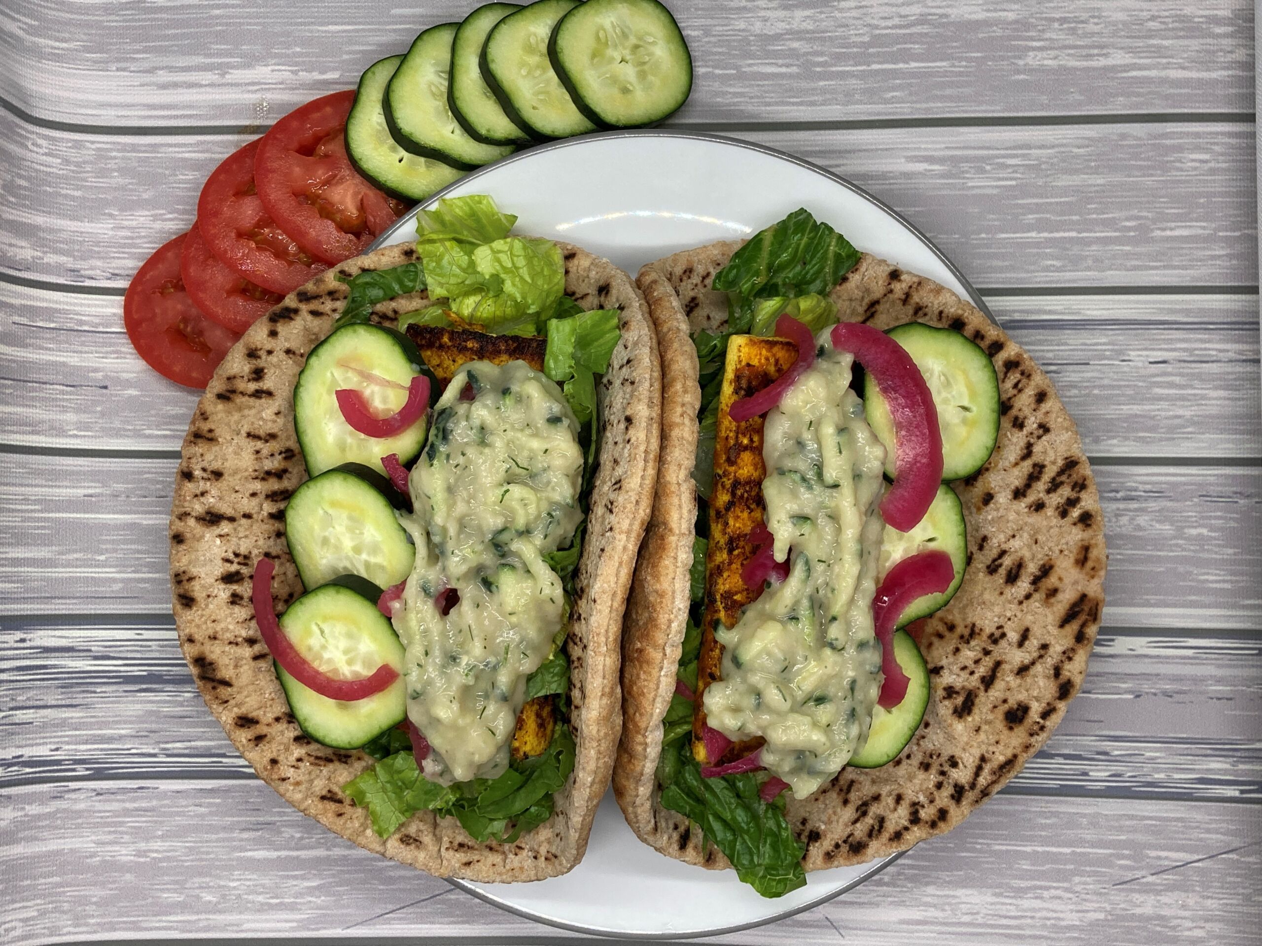 Grilled Tofu Gyros