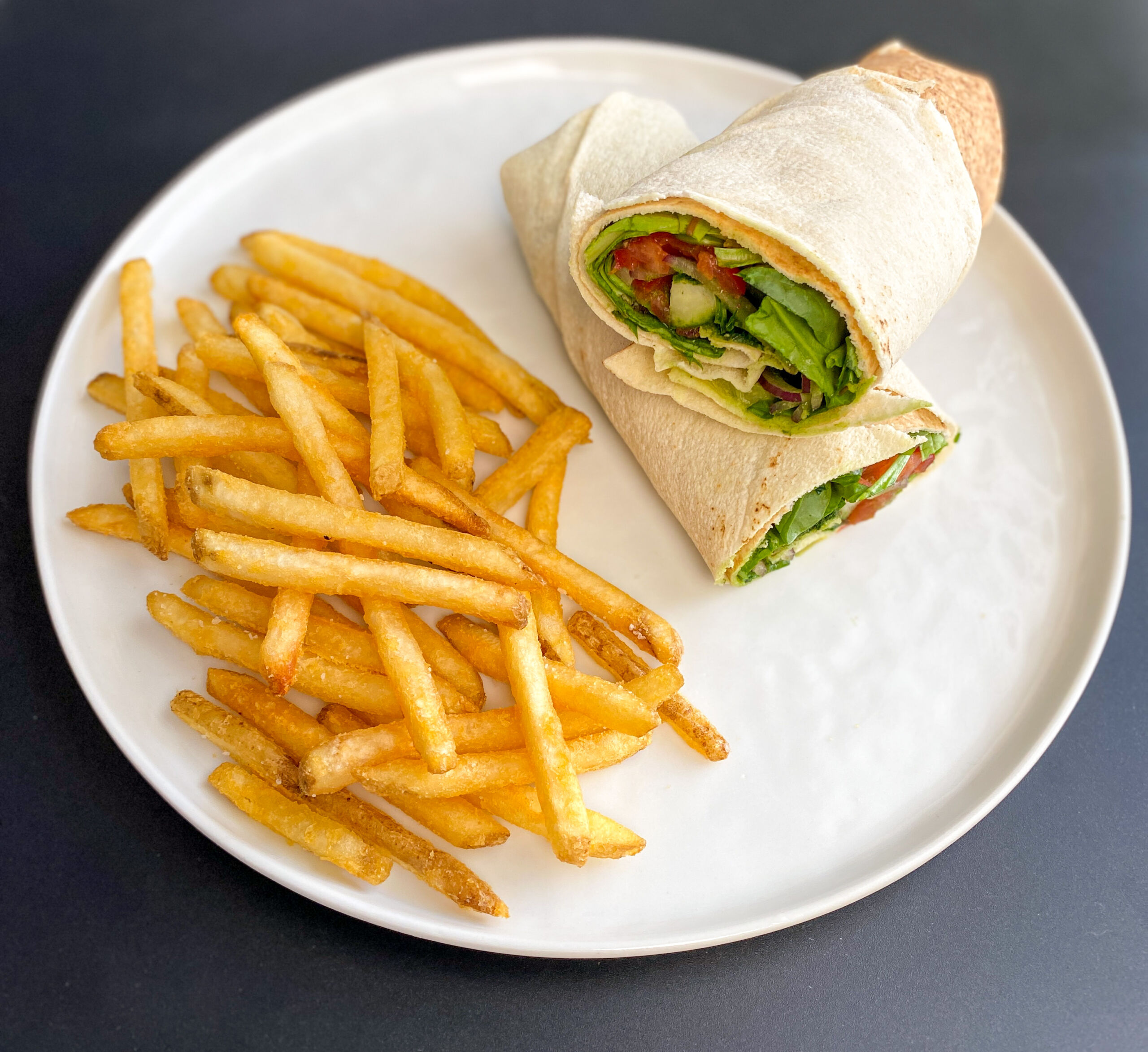 Crispy Tuscan Bean Falafel Wrap