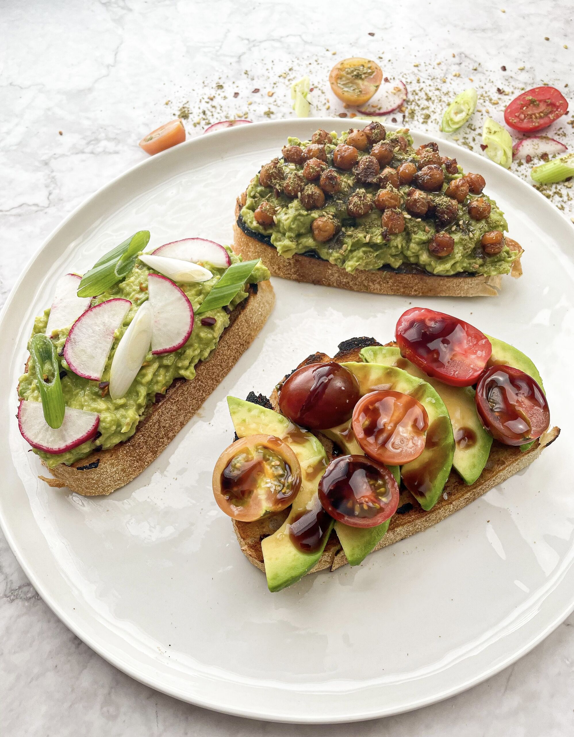 Trio of Avocado Toast