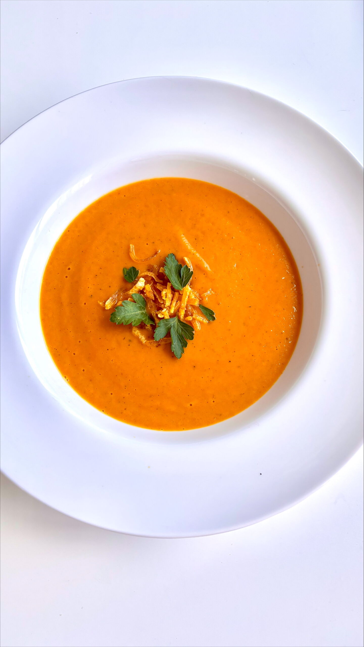 Creamy Pumpkin Soup with White Beans
