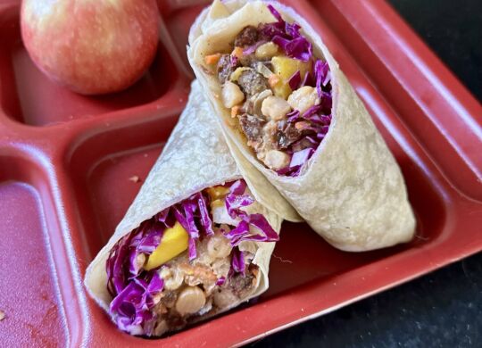 Caribbean Chickpea Wrap