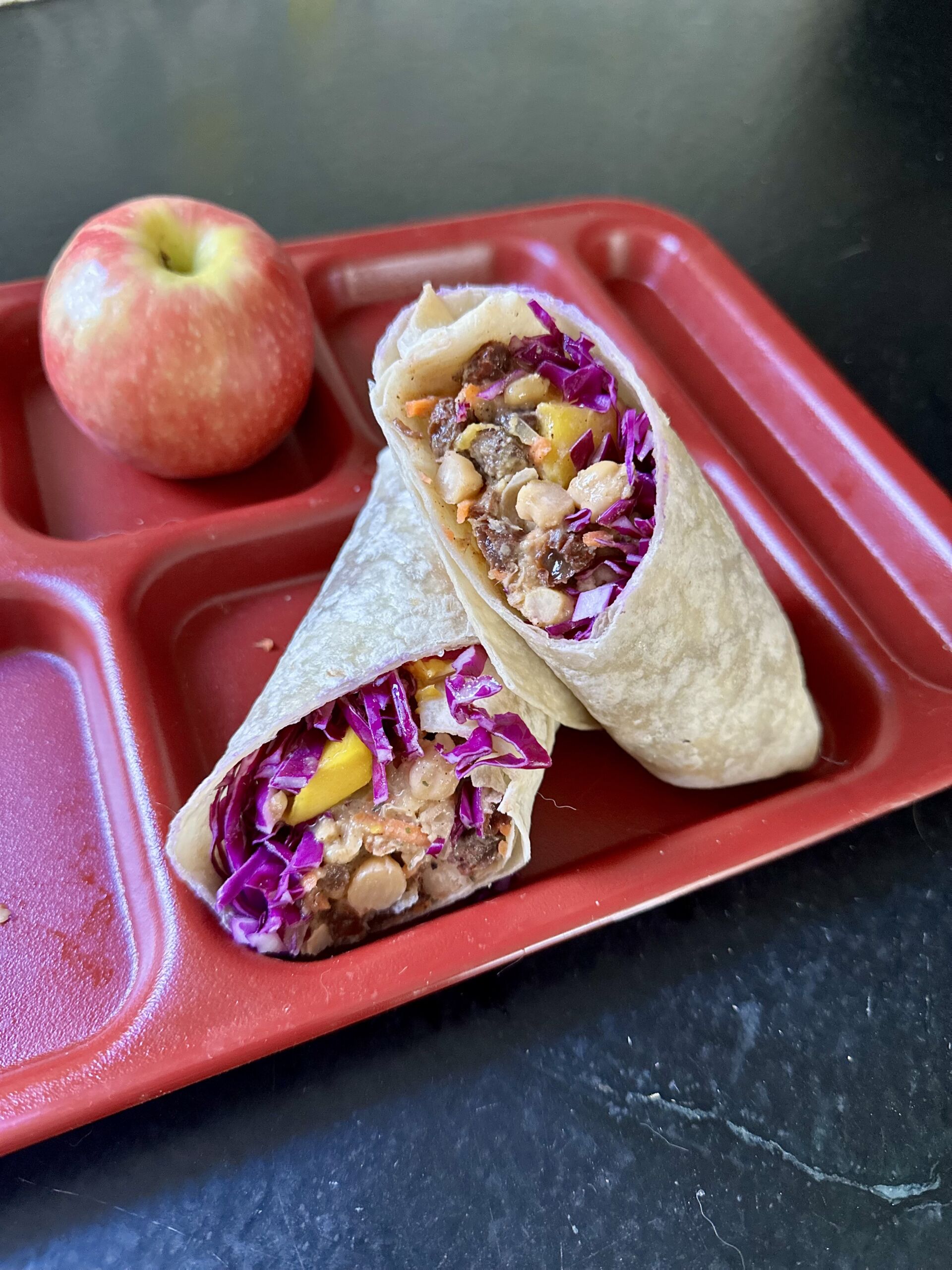 Caribbean Chickpea Wrap